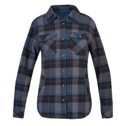 Damska koszula z długim rękawem Rafiki Mojarra. Szare koszule damskie RAFIKI, bez wzorów, eleganckie, bez kołnierzyka, bez ramiączek. Za 830.10 zł.