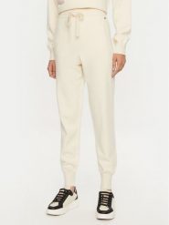 REPLAY Spodnie dresowe DK3302.000.G23372 Écru Regular Fit. Spodnie dresowe damskie Replay, bez wzorów, z dresówki. Za 349.99 zł.