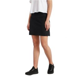 Spódnica damskie Skechers GO FLEX Skort. Czarne szorty damskie Skechers, bez wzorów, z nylonu, sportowe. Za 390.00 zł.