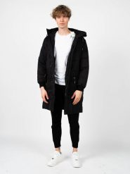 Pepe Jeans Kurtka "Jaden Parka" | PM402595 | Jaden | Mężczyzna | Czarny. Czarne kurtki męskie Pepe Jeans, m, bez wzorów, z bawełny, bez kołnierzyka, bez kaptura. W wyprzedaży za 729.00 zł.