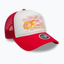 Czapka z daszkiem New Era Foam Trucker. Czerwone czapki damskie New Era, na zimę, bez wzorów. Za 119.99 zł.