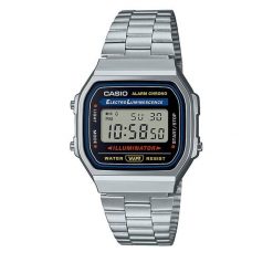 Zegarek Casio. Szare zegarki męskie Casio, bez wzorów, srebrne. Za 179.99 zł.