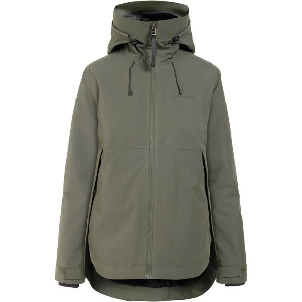 Kurtka impermeabilna damska Didriksons Jennie. Zielone kurtki sportowe damskie Didriksons, xl, bez wzorów, bez ramiączek, bez kaptura, trekkingowe. W wyprzedaży za 709.00 zł.