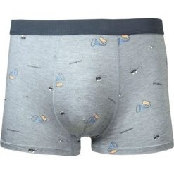 Bokserki Obcisłe, Szare w Aparaty, Gramofony, Bawełniane, Majtki z Elastanem -ALTIES. Szare bokserki męskie Alties, bez wzorów, z bawełny. Za 35.00 zł.