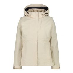 Kurtka damska turystyczna CMP. Brązowe kurtki sportowe damskie CMP, xs, bez wzorów, z softshellu, bez ramiączek, bez kaptura, trekkingowe. Za 649.00 zł.