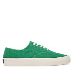 Tenisówki Polo Ralph Lauren. Zielone trampki męskie Polo Ralph Lauren, bez wzorów, bez zapięcia. Za 415.99 zł.