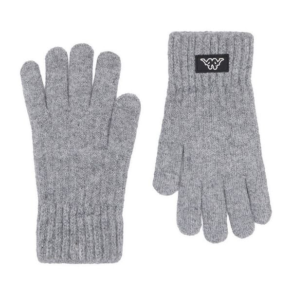 Rękawiczki Kappa. Szare rękawiczki damskie Kappa, bez wzorów, z dzianiny. Za 39.99 zł.
