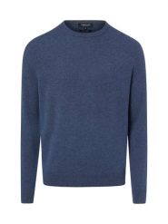 Andrew James sweter z czystego kaszmiru Mężczyźni Kaszmir (100%) niebieski, XXL. Niebieskie swetry męskie Andrew James, m, bez wzorów, z kaszmiru, eleganckie, bez kołnierzyka, bez ramiączek. Za 749.95 zł.