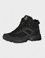 Buty trekkingowe Halti Tega Mid DX. Czarne trekkingi męskie Halti, z gumy, bez zapięcia. Za 529.99 zł.