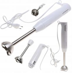 Blender Tiross Blender rozdrabniacz ręczny 400W, biały, TIROSS TS-1397. Białe blendery Tiross. Za 117.01 zł.