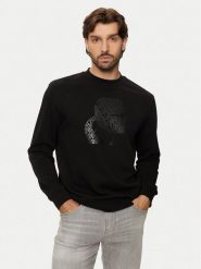 KARL LAGERFELD Bluza 705039 544910 Czarny Regular Fit. Czarne bluzy męskie KARL LAGERFELD, m, bez wzorów, z bawełny, bez ramiączek, bez kaptura. Za 639.99 zł.