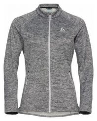 Bluza rozpinana bez kaptura damska ODLO Tencia Mid Layer Full Zip. Szare bluzy damskie ODLO, na zimę, s, bez wzorów, z materiału, sportowe, bez ramiączek, bez kaptura. Za 340.25 zł.