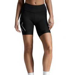 Spodenki triathlonowe damskie 2XU Core Tri 6". Czarne szorty damskie 2XU, bez wzorów. Za 319.99 zł.