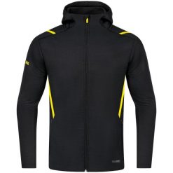 Bluza dresowa z kapturem Jako Challenge. Czarne bluzy damskie Jako, s, bez wzorów, z dresówki, casualowe, bez ramiączek, z kapturem. Za 220.10 zł.