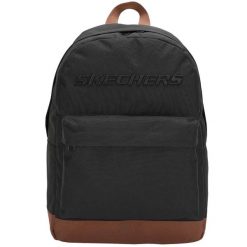 Plecak sportowo-turystyczny dla dorosłych Denver Backpack pojemność 20 L. Czarne plecaki damskie Skechers, bez wzorów, sportowe. Za 81.99 zł.