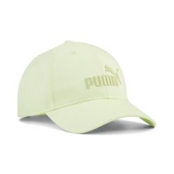 Czapka z daszkiem Essentials Elevated PUMA. Zielone czapki damskie Puma, bez wzorów, sportowe. Za 89.00 zł.