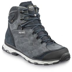 Buty trekkingowe męskie Meindl Tramin Gore-Tex. Niebieskie buty zimowe męskie MEINDL, bez wzorów, z gore-texu, bez obcasa, bez zapięcia. Za 1,599.00 zł.
