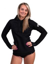 Damski bluza sporty wodne Watrflag Ipanema czarny. Czarne bluzy damskie WATRFLAG, xs, bez wzorów, z materiału, sportowe, bez ramiączek, z kapturem. Za 299.00 zł.