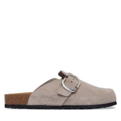 Klapki Tamaris. Szare klapki damskie Tamaris, bez wzorów, bez obcasa, bez zapięcia. Za 329.99 zł.