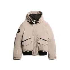 Kurtka bomber утеплена Superdry City. Brązowe kurtki męskie Superdry, xl, z aplikacjami, z materiału, eleganckie, bez kaptura. Za 416.00 zł.