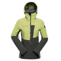 Damska kurtka turystyczna Alpine Pro Zarra 2. Zielone kurtki sportowe damskie Alpine Pro, bez wzorów, bez ramiączek, bez kaptura, trekkingowe. Za 899.00 zł.