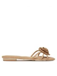 Aldo Klapki Wildbloom 13964634 Beżowy. Brązowe klapki damskie Aldo, bez wzorów, ze skóry, bez obcasa, bez zapięcia. Za 219.99 zł.