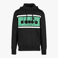 Bluza męska DIADORA HOODIE SPECTRA. Czarne bluzy męskie Diadora, m, bez wzorów, bez kaptura. Za 99.99 zł.