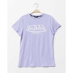 Koszulka damska Von Dutch Alexis. Białe bluzki damskie Von Dutch, bez wzorów, sportowe, bez kołnierzyka, bez ramiączek. Za 221.00 zł.