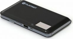 Powerbank Platinet Polymer USB + LCD 12000mAh Czarny. Czarne powerbanki Platinet. Za 115.99 zł.