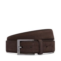 Pasek BOSS. Brązowe paski męskie Boss. Za 349.99 zł.