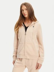 U.S. Polo Assn. Bluza WUP1512 Beżowy Regular Fit. Brązowe bluzy damskie U.S. Polo Assn., s, bez wzorów, z bawełny, bez ramiączek, bez kaptura. Za 269.99 zł.