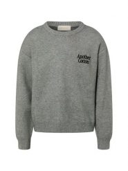 Another Cotton Lab sweter z dzianiny - Outdoor Aesthetics Mężczyźni szary, L. Szare swetry męskie Another Cotton Lab, l, bez wzorów, z dzianiny, vintage, bez kołnierzyka, bez ramiączek. Za 279.95 zł.