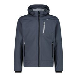 Kurtka męska turystyczna CMP 3A01787N. Zielone kurtki męskie CMP, l, bez wzorów, z polaru, z kapturem, trekkingowe. Za 224.99 zł.