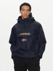 Napapijri Kurtka anorak Rainforest Next Sum NP0A4ILW Niebieski Loose Fit. Niebieskie kurtki męskie Napapijri, l, bez wzorów, z syntetyku, bez kaptura. Za 529.99 zł.