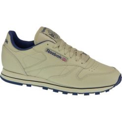 Reebok Classic Lthr 28412 40 Beżowe. Brązowe buty sportowe męskie Reebok, bez wzorów, ze skóry, bez zapięcia, Reebok Classic. W wyprzedaży za 289.99 zł.