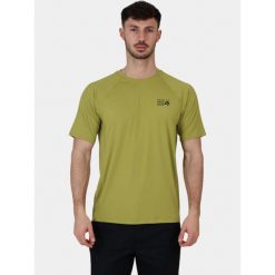Koszulka sportowa męska Mountain Hardwear Crater Lake. Zielone koszulki sportowe męskie MOUNTAIN HARDWEAR, m, bez wzorów, bez ramiączek, trekkingowe. Za 239.00 zł.