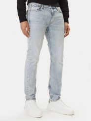 Calvin Klein Jeans Jeansy LV04RF741G Niebieski Slim Taper Fit. Niebieskie jeansy męskie Calvin Klein Jeans, z bawełny. Za 399.99 zł.