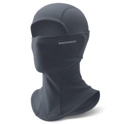 Czapka Sportowa Całkowita z Polaru Termicznego. Szare czapki damskie ROCKBROS, na zimę, bez wzorów, z materiału, sportowe. Za 61.64 zł.