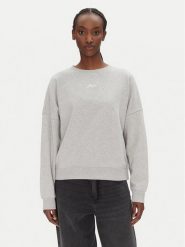 BOSS Bluza C_Esweaty 50547974 Szary Relaxed Fit. Szare bluzy damskie Boss, xs, bez wzorów, z bawełny, bez ramiączek, bez kaptura. Za 429.99 zł.