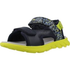 Sandały GEOX J SANDAL AIRADYUM BO Niebieski. Niebieskie buty zimowe męskie Geox, bez wzorów, z syntetyku, sportowe, bez zapięcia. Za 180.99 zł.