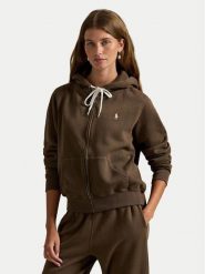 Polo Ralph Lauren Bluza 211971699501 Brązowy Relaxed Fit. Brązowe bluzy damskie Polo Ralph Lauren, s, bez wzorów, z bawełny, bez ramiączek, bez kaptura. Za 859.99 zł.
