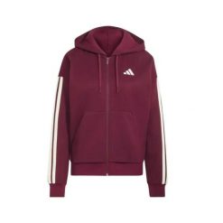 Bluza Adidas Sport W 3S Fl Fz Hd Damskie. Czerwone bluzy damskie Adidas, s, bez wzorów, z bawełny, sportowe, bez ramiączek, z kapturem. Za 337.99 zł.