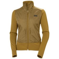 Damska kurtka puchowa Helly Hansen Versalite Hybrid. Brązowe kurtki sportowe damskie Helly Hansen, bez wzorów, z polaru, bez ramiączek, bez kaptura, trekkingowe. Za 540.50 zł.