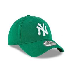 Czapka z daszkiem New Era 9TWENTY MLB Core Classic 2.0 New York Yankees. Zielone czapki damskie New Era, bez wzorów, z bawełny. Za 167.50 zł.
