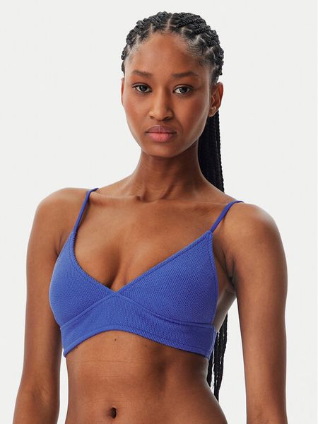 Banana Moon Góra od bikini Miko Scrunchy JAA36 Niebieski. Niebieskie bikini Banana Moon, bez wzorów, z syntetyku. Za 219.99 zł.