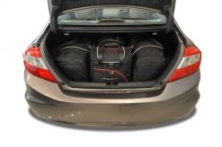 Torby Do Bagażnika Honda Civic Limousine 2012-2017 4Szt Kjust. Czarne torby podróżne damskie KJUST, bez wzorów, z kauczuku. Za 1,251.00 zł.