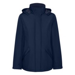 Kurtka Ocieplana Damska America. Czarne kurtki sportowe damskie ROLY, m, bez wzorów, z puchu, bez ramiączek, bez kaptura, trekkingowe. Za 187.99 zł.