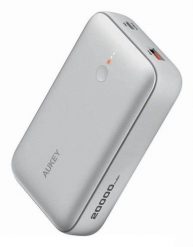 Powerbank Aukey Powerbank Spark Mini 20000mAh 20W USB-C/USB-A biały. Białe powerbanki Aukey. Za 220.99 zł.