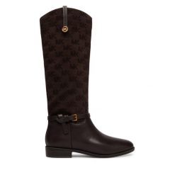 Kozaki MICHAEL Michael Kors. Brązowe kozaki damskie MICHAEL Michael Kors, bez wzorów, bez obcasa, na płaskiej podeszwie, bez zapięcia. Za 1,469.00 zł.
