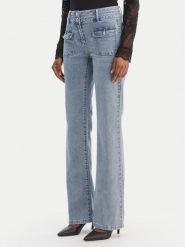 Morgan Jeansy 241-POLEN1 Niebieski Bootcut Fit. Niebieskie jeansy damskie Morgan, bez wzorów, z bawełny. Za 349.99 zł.